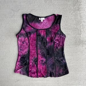 Y2K Whimsigoth Fairycore Corset Tank – Whimsical Goth Festival Top